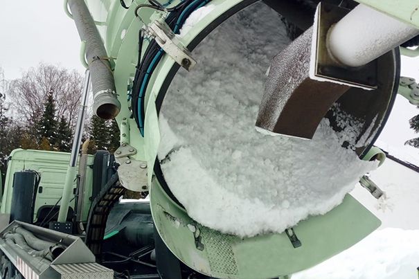 Saugbagger Siegen - Schneesaugen